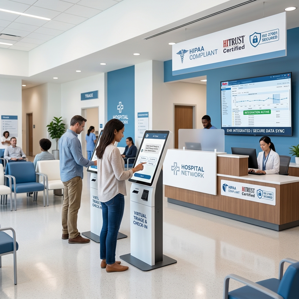 Hospital Patient Triage with AI Virtual Assistant Kiosks